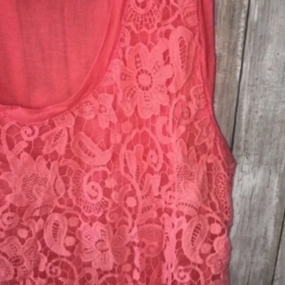 J. Crew Pink Lace Sleeveless Blouse - Picture 4 of 4